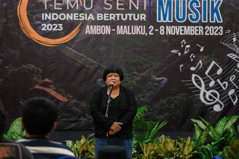 Temu Seni Musik merupakan salah satu rangkaian acara menuju Festival Indonesia Bertutur 2024
