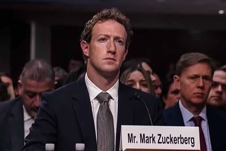 Mark Zuckerberg saat menghadiri Sidang Senat AS (foto: istimewa)