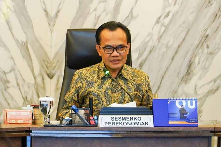 Sekretaris Kementerian Koordinator Bidang Perekonomian Susiwijono Moegiarso