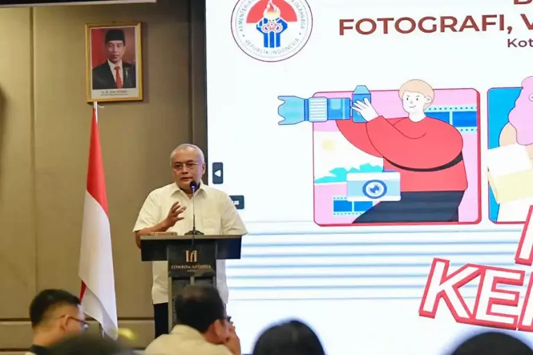 Kegiatan Bimbingan Teknis Fotografi, Videografi dan Jurnalistik, di Lombok Astoria Hotel, NTB (foto: Dok Kemenpora)